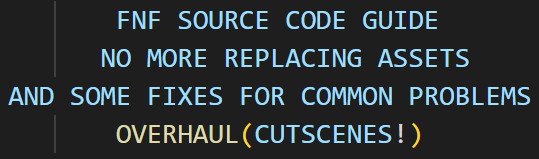 Source Code Guide | OVERHAUL!