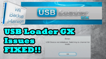 USB-Loader GX Troubleshooting guide